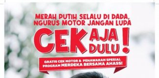Gratis Cek Motor, Astra Motor Beri Penawaran Spesial “MERDEKA BERSAMA AHASS”