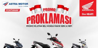 Sambut Hari Kemerdekaan Indonesia, Honda Kalbar Beri Promo Proklamasi