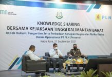 Kejati-PLN Kalbar Gelar Knowledge Sharing Guna Tingkatkan Pemahaman Aspek Hukum dalam Proses Bisnis