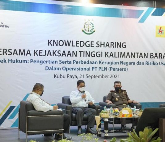 Kejati-PLN Kalbar Gelar Knowledge Sharing Guna Tingkatkan Pemahaman Aspek Hukum dalam Proses Bisnis