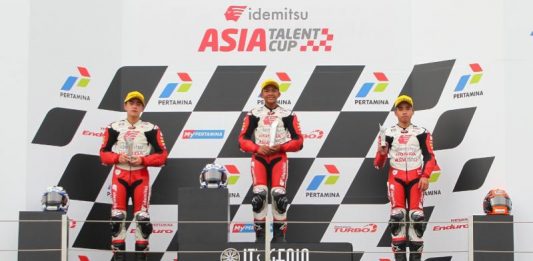 Pembalap Binaan AHM di IATC Konsisten Kibarkan Merah Putih di Podium