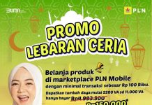 Belanja 100 Ribu di Marketplace PLN Mobile, Pelanggan Dapat Nikmati Diskon Tambah Daya Promo “Lebaran Ceria”