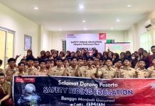 Astra Motor Kalbar Sosialisasikan #Cari_aman di Sekolah MAN 2 Pontianak