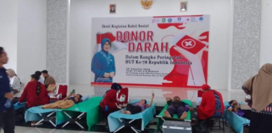 KPw BI Kalbar Bersama PMI Pontianak Gelar “Donor Darah Dedikasi untuk Negeri”