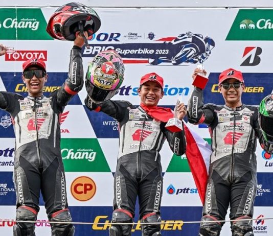 Pebalap Astra Honda Kembali Bikin Merah Putih Berkibar di Thailand Talent Cup