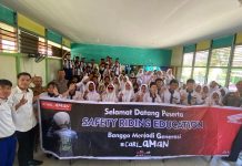 Sosialisasi #Cari_aman di SMP N 7 Pontianak, Astra Motor Kalbar Berharap Pelajar Pahami Pentingnya Keselamatan Berkendara