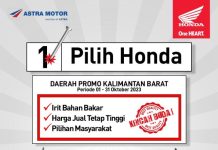 Program “Pilih Honda” Khusus di Bulan Oktober dari Astra Motor Kalbar