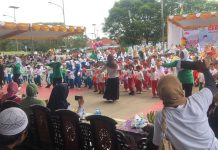 1.200 Anak-Anak Ramaikan Gebyar PAUD di Kecamatan Sungai Ambawang