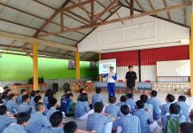 Asmo Kalbar Kembali Sosialisasi #Cari_aman di SMAN 3 Bengkayang