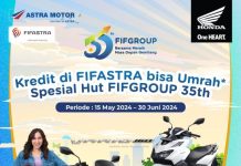 Kredit motor berhadiah Umroh Gratis bersama FIFASTRA