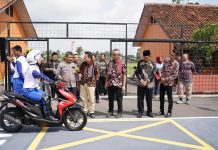Siswa SMK Negeri 4 Tasikmalaya Antusias Sambut Safety Riding Lab Astra Honda