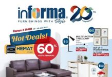 Informa Hadirkan Promo Hot Deal Hingga 60% & Kejutan Anniversary CashBack hingga 20% ALL Transaksi