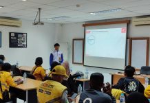 Ojol Pontianak dan Kubu Raya Ikuti Sosialisasi dan Edukasi Safety Ridding #Cari_aman