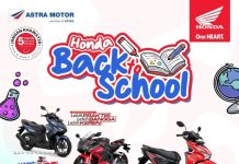 Tampil Keren Masuk Sekolah dengan Promo “Honda Back To School”