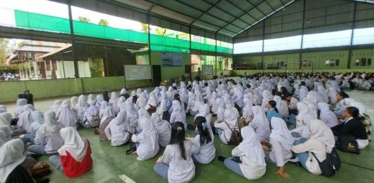 Edukasi Vokasi Dunia Industri di SMKN 7 dari Asmo Kalbar
