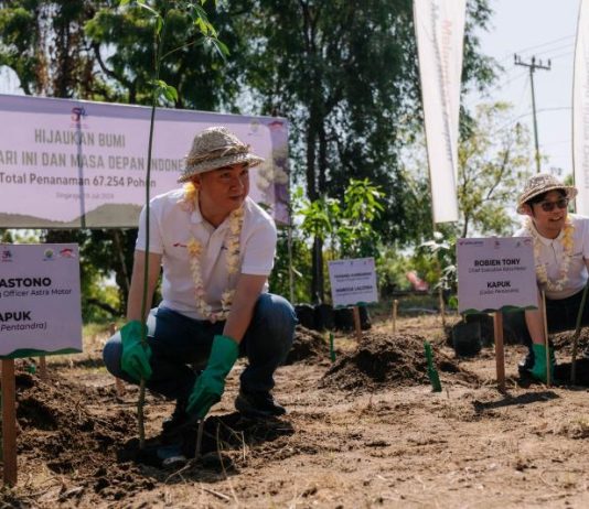 Astra Motor Libatkan Siswa-Siswi SMA Negeri Bali Mandara Peduli Lingkungan