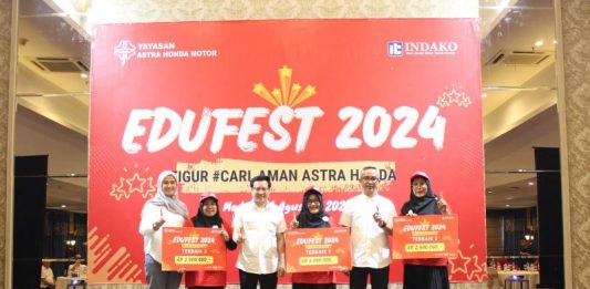 Program Edufest Figur #Cari_aman Astra Honda Dorong Terciptanya Budaya Etika dan Keselamatan Berlalu Lintas