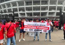 Tiga Konsumen Beli Motor Honda, Berkesempatan Nonton Langsung Sepak Bola Timnas Indonesia vs Timnas Jepang di Stadion Utama SUGBK