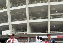 Konsumen Asmo Kalbar Nonton Langsung Laga Timnas di Stadion GBK Jakarta