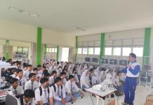 Berharap Pelajar Peduli Keselamatan, Asmo Kalbar Terus Sosialisasi #Cari_aman Berkendara