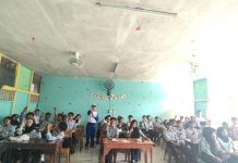 Asmo Kalbar Praktikkan kepedulian #Cari_aman bersama SMA Santun Untan