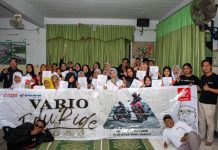 Bertajuk Vario Edu Ride, Asmo Kalbar Sosialisasikan Pentingnya #Cari_aman di Jalan
