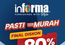 Informa Berikan Final Diskon Hingga 80 Persen