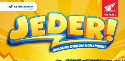 Astra Motor Hadirkan Jagonye Diskon Motor Honda di November