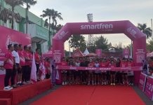 Dukung Gaya Hidup Sehat, SMARTFREN Gelar Fun Run Pontianak 2025