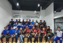 Asmo Kalbar Sinergi Bagi Negeri dengan #Cari_aman di Damkar Pontianak