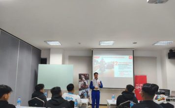 Bentuk Karakter Pelajar Dalam #Cari_aman, Asmo Kalbar Lakukan Kegiatan Seminar Safety Riding