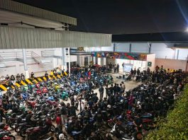 Night Ride Cinematic dengan Bikers Matic se-Kalimantan Barat
