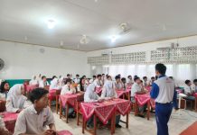 Asmo Kalbar Gelar Edukasi Safety Riding, #Cari_aman di SMA N 1 Sungai Raya