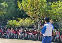 Asmo Kalbar Gelar #Cari_aman di SMK N 7 Pontianak