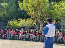 Asmo Kalbar Gelar #Cari_aman di SMK N 7 Pontianak