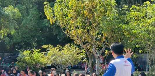 Asmo Kalbar Gelar #Cari_aman di SMK N 7 Pontianak