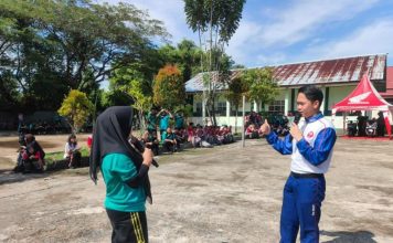 Asmo Kalbar Tingkatkan Kesadaran Berlalu Lintas di SMK 7 Pontianak