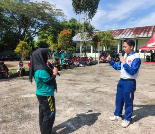 Asmo Kalbar Tingkatkan Kesadaran Berlalu Lintas di SMK 7 Pontianak