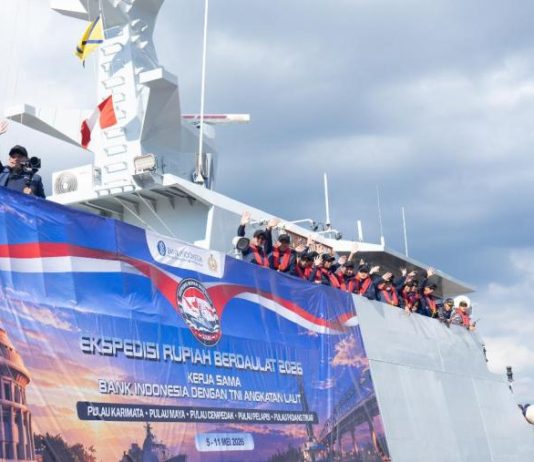 Tahun ke-4 Bersama TNI AL, BI Kalbar Jaga Kedaulatan NKRI Lewat Ekspedisi Rupiah Berdaulat di Kawasan 3T