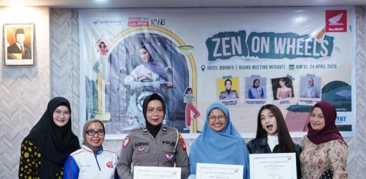 Peringati Hari Kartini, Asmo Kalbar Gelar Zen on Wheels bagi Pengendara Perempuan
