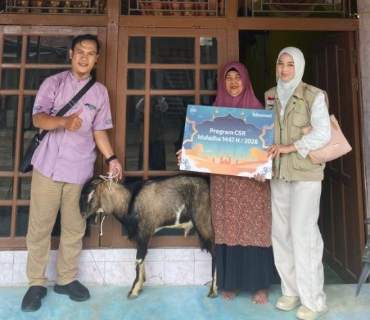 Telkomsel Salurkan Hewan Kurban di Momen Idul adha 1447 H
