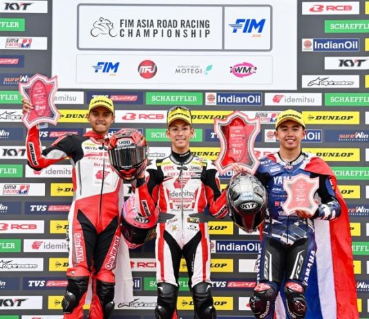 CBR Series Melesat Kencang, AHRT Borong Tiga Podium ARRC Motegi
