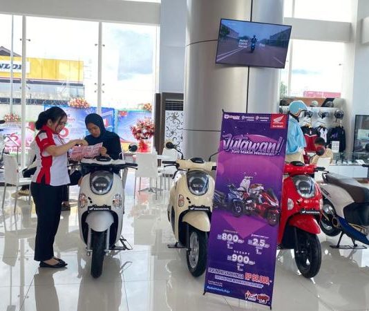 Promo Jutawan Hadir Bagi Pembeli Motor Honda Secara Kredit
